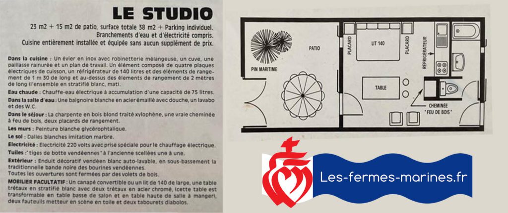 plan du studio des fermes marines