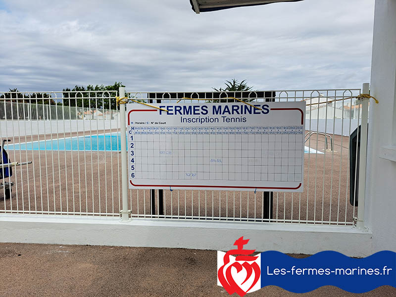 Piscine des fermes marines inscription tennis